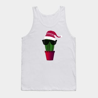 Cool Christmas Cactus Tank Top